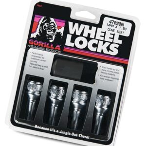 Gorilla 14x1.5 17mm Hex 2.25" overall length conical lockset 47020N