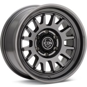 ICON Alloys Anza Gunmetal Wheels 17 In 17x8.5 -06 8217857345GM