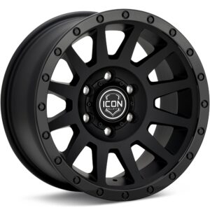 ICON Alloys Compression Double Black Wheels 17 In 17x8.5 00 2017858347DB