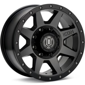 ICON Alloys Rebound HD Titanium w/Black Lip Wheels 17 In 17x8.5 +06 1817858150TT