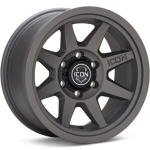 ICON Alloys Rebound SLX Charcoal Grey Wheels 17 In 17x8.5 -6 1917857345CH