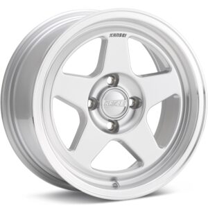Kansei KNP 15 Hyper Silver w/Machined Lip Wheels 15 In 15x7 +25 K12H-157010+25