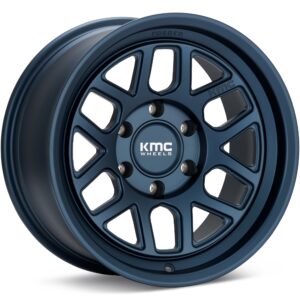 KMC KM446 Mesa Forged Metallic Blue Wheels 17 In 17x8.5 -10 KM446LX17856810N