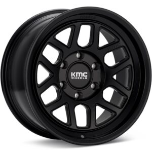 KMC KM446 Mesa Forged Satin Black Wheels 17 In 17x8.5 -10 KM446MX17856810N