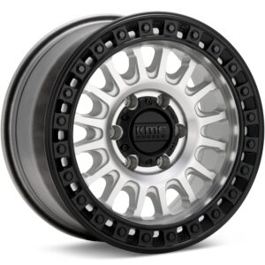 KMC KM552 IMS Machined w/Matte Black Lip Wheels 17 In 17x8.5 -10 KM552DB17856310N