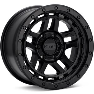 KMC KM540 Recon Black Wheels 17 In 17x9 -12 KM54079068712N