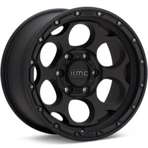 KMC KM541 Dirty Harry Textured Black Wheels 17 In 17x9 -12 KM54179050712N