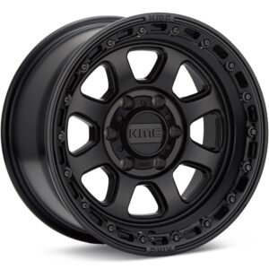 KMC KM548 Chase Black w/Gloss Black Lip Wheels 17 In 17x9 00 KM54879063700