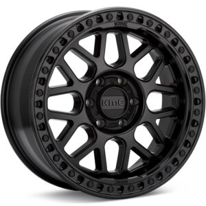 KMC KM549 GRS Satin Black Wheels 17 In 17x9 -12 KM54979050712N
