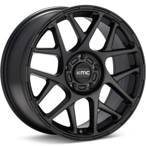 KMC KM708 Black Wheels 17 In 17x8 38 KM70878012738