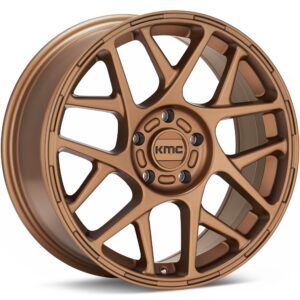 KMC KM708 Matte Bronze Wheels 17 In 17x8 38 KM70878012638
