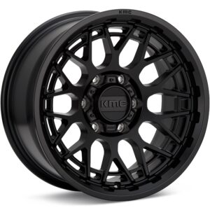 KMC KM722 Technic Black Wheels 20 In 20x9 +18 KM72229068718