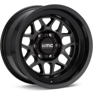 KMC KM725 Terra Satin Black Wheels 16 In 16x8 00 KM725MX16806800