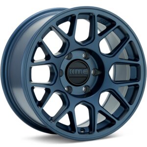 KMC KM730 Hatchet Metallic Blue Wheels 17 In 17x8.5 -10 KM730LX17855010N