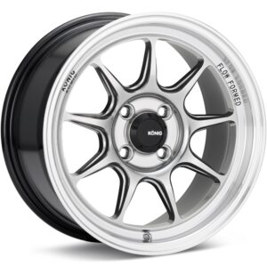 Konig Countergram Hyper Chrome w/Mirror Mach Lip Wheels 15 In 15x7.5 +35 CT7510035C