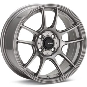 Konig Heliogram Titanium Metallic Wheels 15 In 15x7 +35 HL7510035T