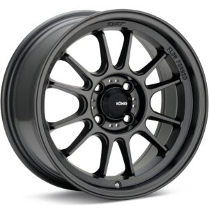 Konig Hypergram Matte Grey Wheels 17 In 17x9 +35 HG9752035G