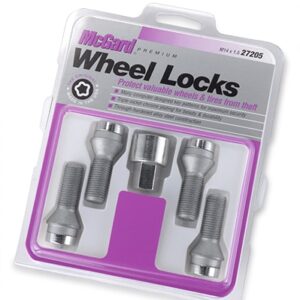 27205 Chrome Bolt Style Cone Seat Wheel Lock Set M14x1.5 27205