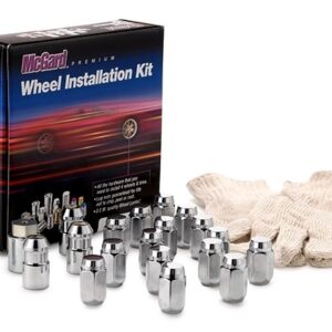 84597T Chrome Cone Seat 5 Lug Wheel Install Kit 1/2"-20 84597T