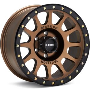 Method MR305 NV Bronze w/Black Lip Wheels 20 In 20x9 18 MR30529060918