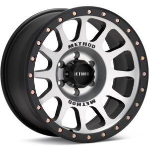 Method MR305 NV Machined w/Black Accent Wheels 17 In 17x8.5 +25 MR30578560325