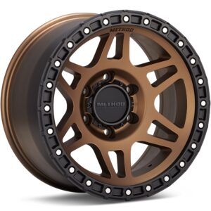 Method MR312 Bronze w/Black Lip Wheels 17 In 17x8.5 00 MR31278516900