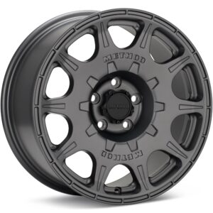 Method Rally Series MR502 V2 Titanium Gunmetal Wheels 17 In 17x8 +38 MR50278012838-2