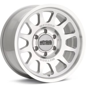 Method MR703 Silver Machined w/Clearcoat Wheels 17 In 17x8.5 +35 MR70378560335