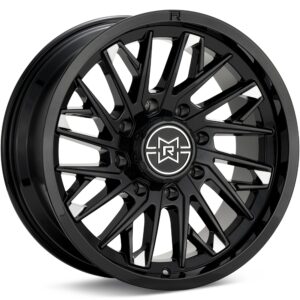 Method MR801 8-Lug Gloss Black w/Milled Accent Wheels 20 In 20x9 0 MR80129088500