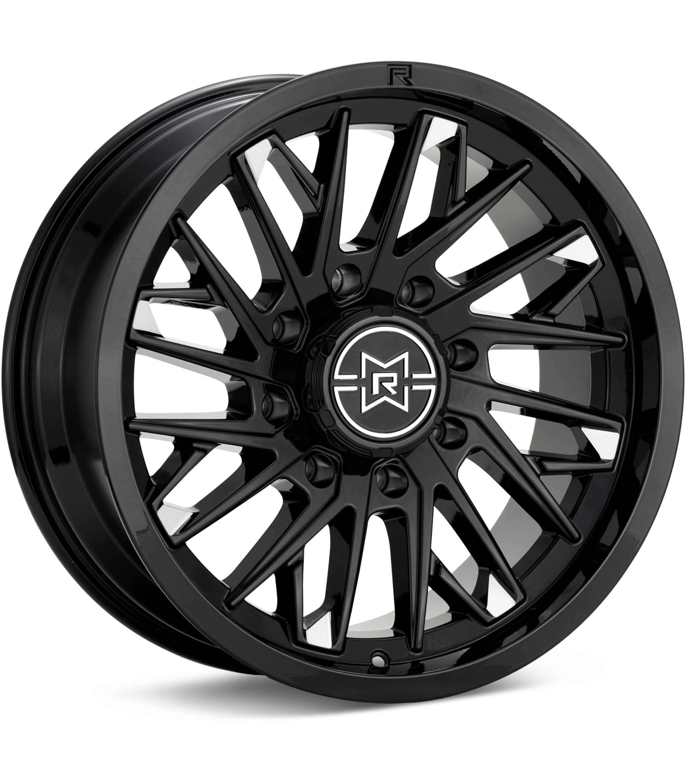 Method MR801 8-Lug Gloss Black w/Milled Accent Wheels 20 In 20x9 0 MR80129088500