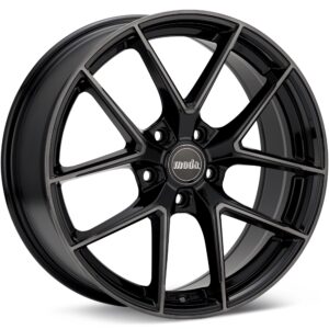 moda MD27 Black Machined w/Dark Tint Wheels 18 In 18x8 +35 MD27804BMDT
