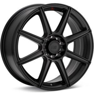 MOTEGI RACING MR142 CS8 Black Wheels 17 In 17x7 +40 MR14277098740