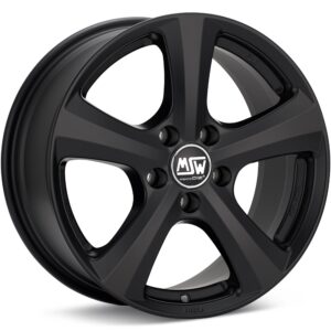 MSW Type 19T Black Wheels 14 In 14x6 +38 W19196500T53