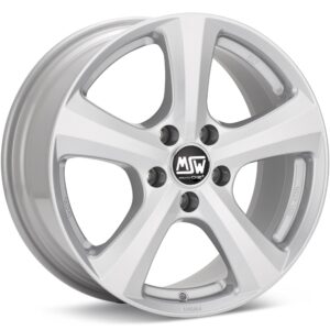 MSW Type 19T Silver Wheels 14 In 14x6 +38 W19196500T09