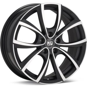 MSW Type 27 Machined w/Black Accent Wheels 17 In 17x7.5 45 W19246505B7