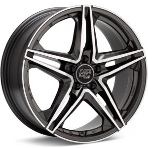 MSW Type 31 Machined w/Gloss Grey Accent Wheels 18 In 18x7.5 +44 W19410502TT8