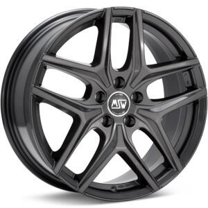 MSW Type 40 Gloss Gunmetal Silver Wheels 19 In 19x8 +45 W19324505TGC