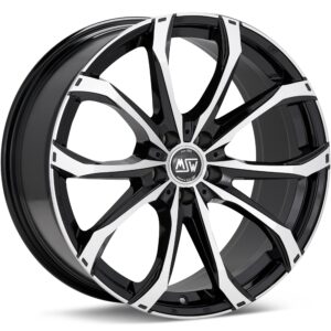 MSW Type 48 Machined w/Black Accent Wheels 18 In 18x8 +40 W19372009T56