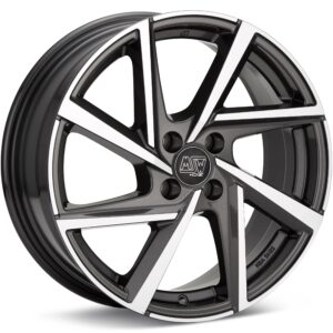 MSW Type 80 4-Lug Machined w/Gunmetal Accent Wheels 15 In 15x6 +40 W19384004TT8