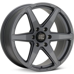 MSW Type 90 Matte Graphite Silver Wheels 20 In 20x9 +28 W29103003MO1