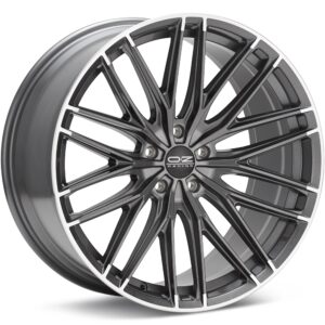 O.Z. Gran Turismo HLT Machined w/Star Graphite Accnt Wheels 19 In 19x8.5 +27 W01C07201W4
