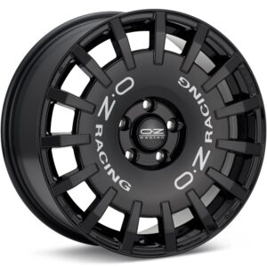 O.Z. Rally Racing Gloss Black Wheels 18 In 18x8 +45 W01A12206H3