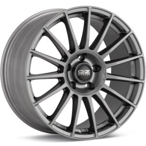 O.Z. Superturismo Dakar Matte Graphite Silver Wheels 20 In 20x8.5 +35 W0187500246