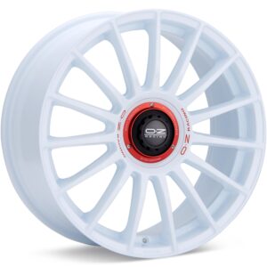 O.Z. Superturismo EVO WRC White Wheels 18 In 18x8 +45 W01854006EW33