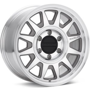 Raceline Aero HD Silver Machined w/Clearcoat Wheels 17 In 17x8.5 00 952MC-78562-00