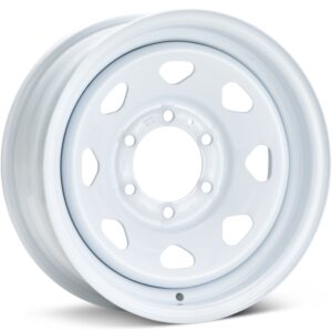 Raceline Trailer 8 Spoke White Wheels 13 In 13x4.5 00 2034512-W