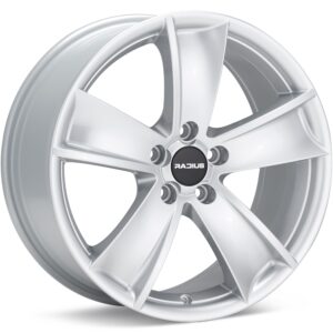 RADIUS WI02 Silver Wheels 18 In 18x8 45 WI02880511245S