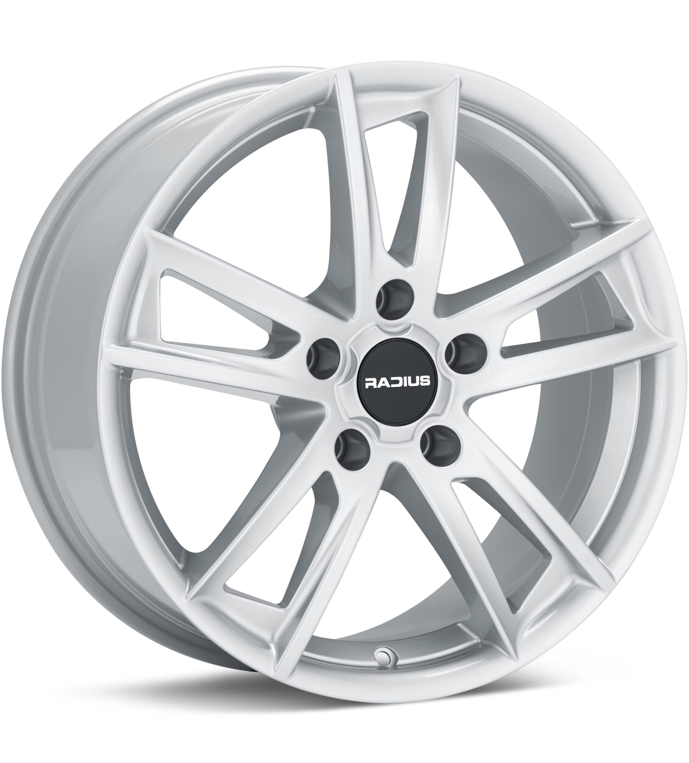 RADIUS WI22 Silver Wheels 17 In 17x7.5 48 WI22775510848S