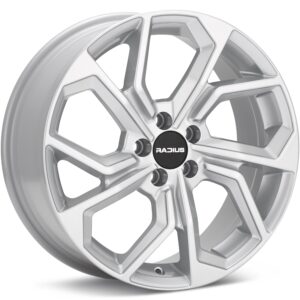 RADIUS WI23 Silver Wheels 17 In 17x7 +45 WI23770511445S