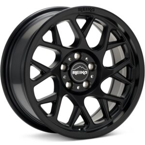 REIKA Wheels R25 Detour Satin Black Wheels 17 In 17x8 +38 R25780381203F